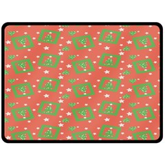 Christmas Textur 01 Fleece Blanket (large) 