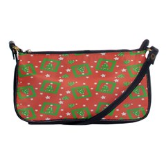 Christmas Textur 01 Shoulder Clutch Bag by artworkshop