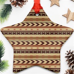 Christmas Textur 04 Star Ornament (two Sides) by artworkshop