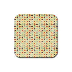 Christmas Textur 05 Rubber Coaster (square) by artworkshop