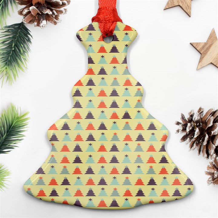 Christmas textur 05 Christmas Tree Ornament (Two Sides)