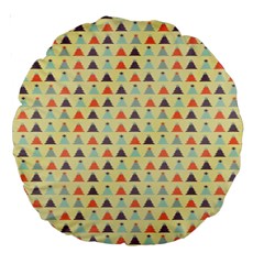 Christmas Textur 05 Large 18  Premium Round Cushions by artworkshop