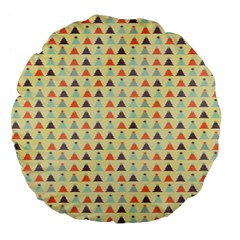 Christmas Textur 05 Large 18  Premium Flano Round Cushions by artworkshop