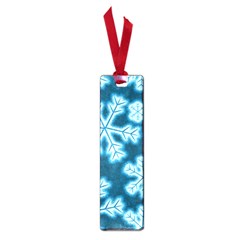 Snowflakes And Star Patterns Blue Frost Small Book Marks by artworkshop