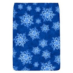 Snowflakes And Star Patterns Blue Snow Removable Flap Cover (s) by artworkshop