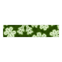 Snowflakes And Star Patterns Green Frost Velvet Scrunchie by artworkshop