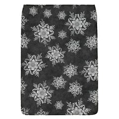 Snowflakes And Star Patterns Grey Snow Removable Flap Cover (S)