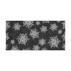 Snowflakes And Star Patterns Grey Snow Yoga Headband