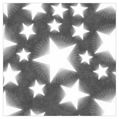 Snowflakes And Star Patterns Grey Stars Lightweight Scarf  by artworkshop