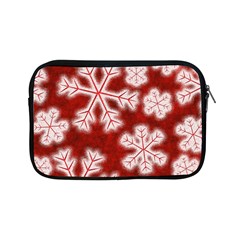 Snowflakes And Star Patterns Red Frost Apple Ipad Mini Zipper Cases by artworkshop