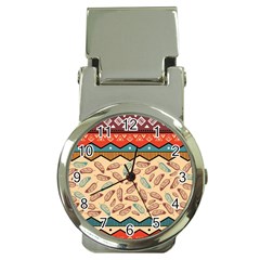 Ethnic Tribal Pattern Background Money Clip Watches by Vaneshart