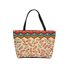 Ethnic Tribal Pattern Background Classic Shoulder Handbag by Vaneshart