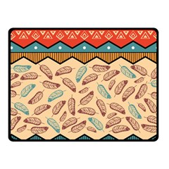 Ethnic Tribal Pattern Background Fleece Blanket (small) by Vaneshart