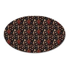 Carpet Symbols Oval Magnet