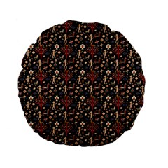 Carpet Symbols Standard 15  Premium Flano Round Cushions by Gohar