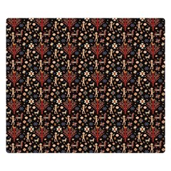 Carpet Symbols Double Sided Flano Blanket (small)  by Gohar