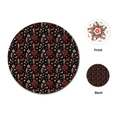 Carpet Symbols Playing Cards Single Design (round) by Gohar