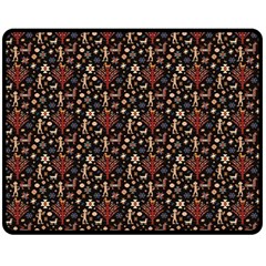 Carpet Symbols Fleece Blanket (medium)  by Gohar