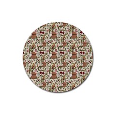 Ornaments Magnet 3  (round) by Gohar