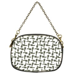 Cute Worm Sketchy Drawing Motif Pattern Chain Purse (one Side) by dflcprintsclothing