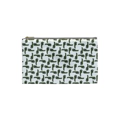 Cute Worm Sketchy Drawing Motif Pattern Cosmetic Bag (small) by dflcprintsclothing