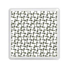 Cute Worm Sketchy Drawing Motif Pattern Memory Card Reader (square) by dflcprintsclothing