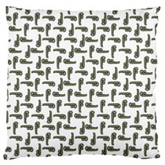 Cute Worm Sketchy Drawing Motif Pattern Standard Flano Cushion Case (two Sides)