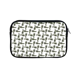 Cute Worm Sketchy Drawing Motif Pattern Apple Macbook Pro 13  Zipper Case