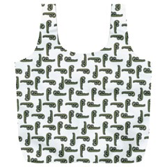 Cute Worm Sketchy Drawing Motif Pattern Full Print Recycle Bag (xxl) by dflcprintsclothing