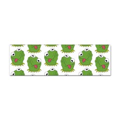 Kermit The Frog Pattern Sticker (bumper)