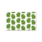 Kermit The Frog pattern Sticker Rectangular (100 pack) Front