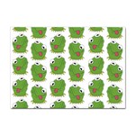 Kermit The Frog pattern Sticker A4 (100 pack) Front