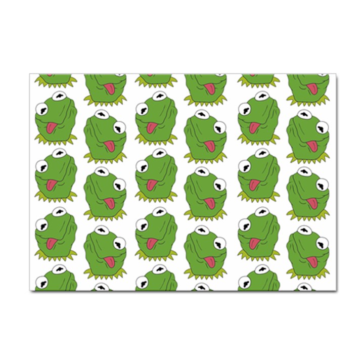 Kermit The Frog pattern Sticker A4 (100 pack)