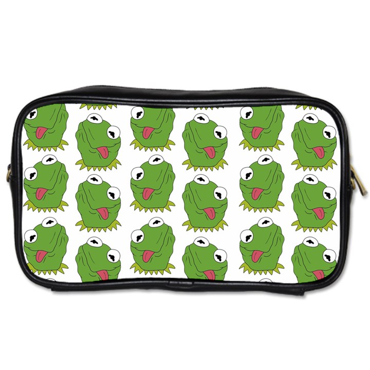 Kermit The Frog pattern Toiletries Bag (Two Sides)