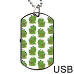 Kermit The Frog pattern Dog Tag USB Flash (One Side) Front