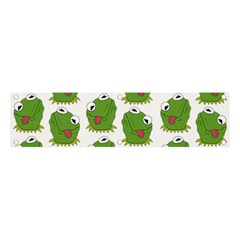 Kermit The Frog Pattern Banner And Sign 4  X 1  by Valentinaart