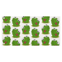 Kermit The Frog Pattern Banner And Sign 6  X 3  by Valentinaart