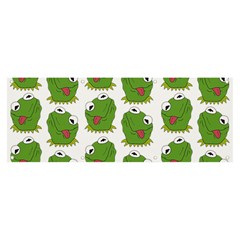 Kermit The Frog Pattern Banner And Sign 8  X 3  by Valentinaart