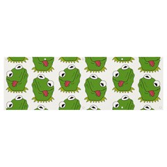 Kermit The Frog Pattern Banner And Sign 12  X 4  by Valentinaart