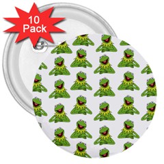 Kermit The Frog 3  Buttons (10 Pack)  by Valentinaart