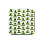 Kermit The Frog Rubber Square Coaster (4 pack) Front