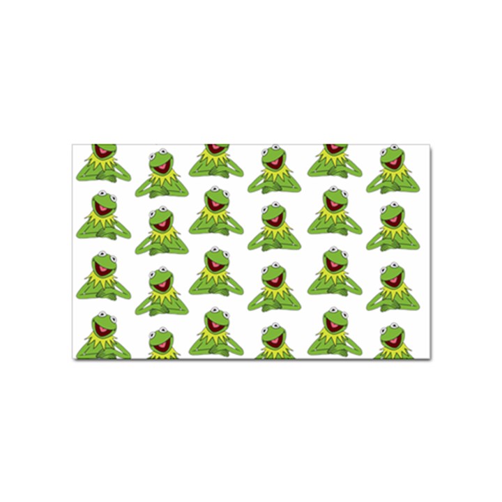 Kermit The Frog Sticker (Rectangular)