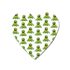 Kermit The Frog Heart Magnet by Valentinaart