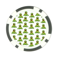 Kermit The Frog Poker Chip Card Guard by Valentinaart