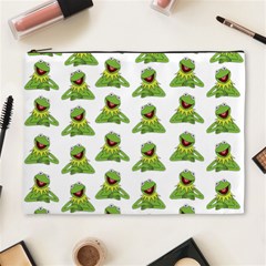 Kermit The Frog Cosmetic Bag (xl) by Valentinaart