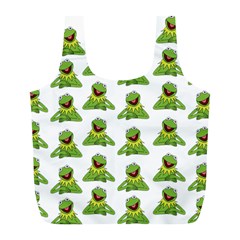 Kermit The Frog Full Print Recycle Bag (l) by Valentinaart