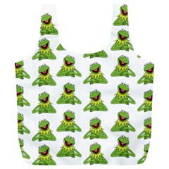 Kermit The Frog Full Print Recycle Bag (xl) by Valentinaart