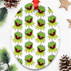 Kermit The Frog Ornament (oval)