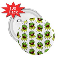 Kermit The Frog 2 25  Buttons (100 Pack)  by Valentinaart