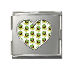 Kermit The Frog Mega Link Heart Italian Charm (18mm) by Valentinaart